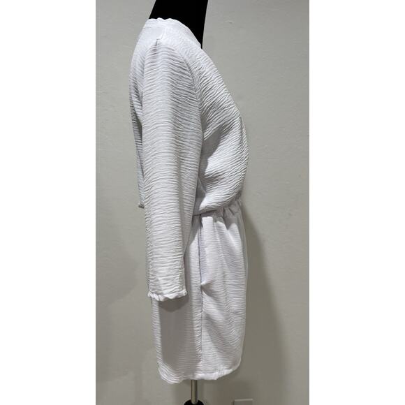 NWOT Fraiche by J White 3/4 Sleeve Shorts Romper - Picture 4 of 5